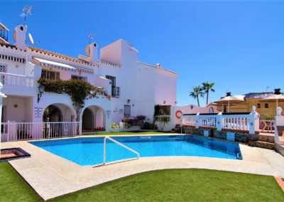 Our lovely terrace house Casa Solbritt lies in the calm and well-run association Bajamar 2 in Nerja’s best area, Parador